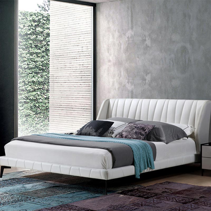 Eco-Friendly Pine Wood At Leather Soft Bed